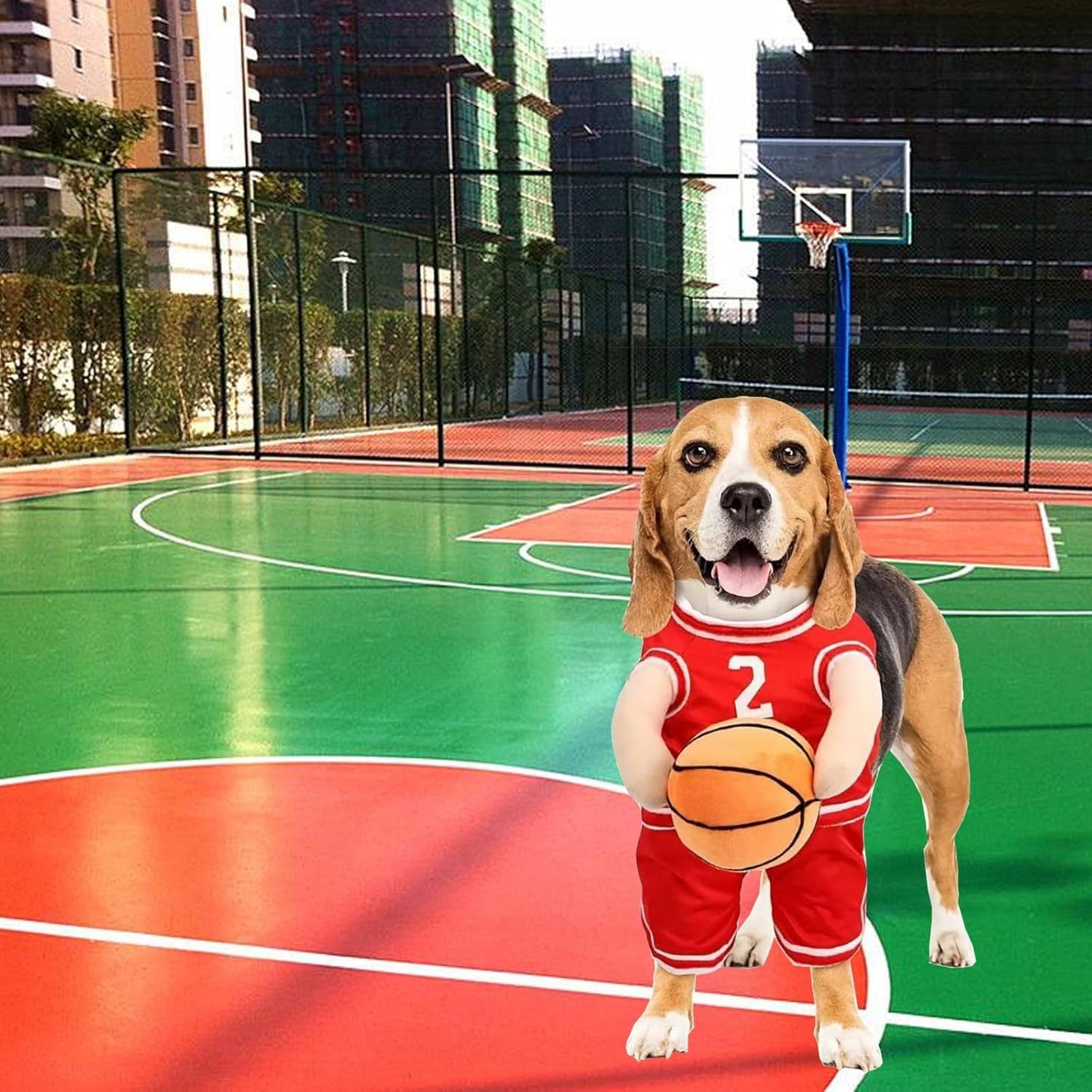 Dog Basketball Player Costume