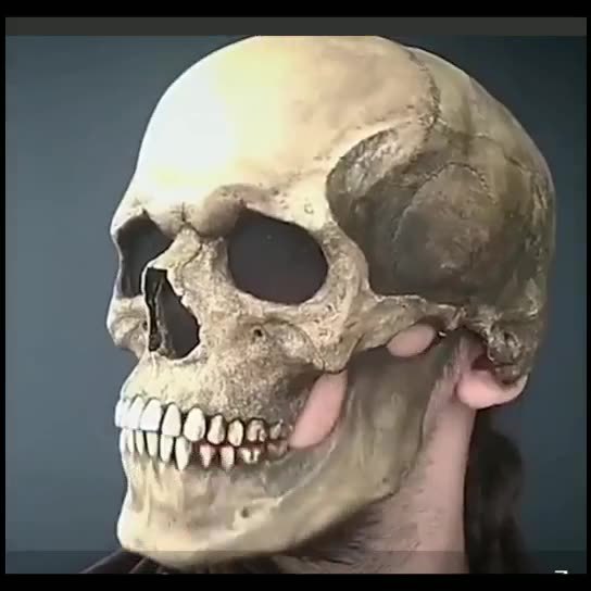Movable Jaw Skull Mask
