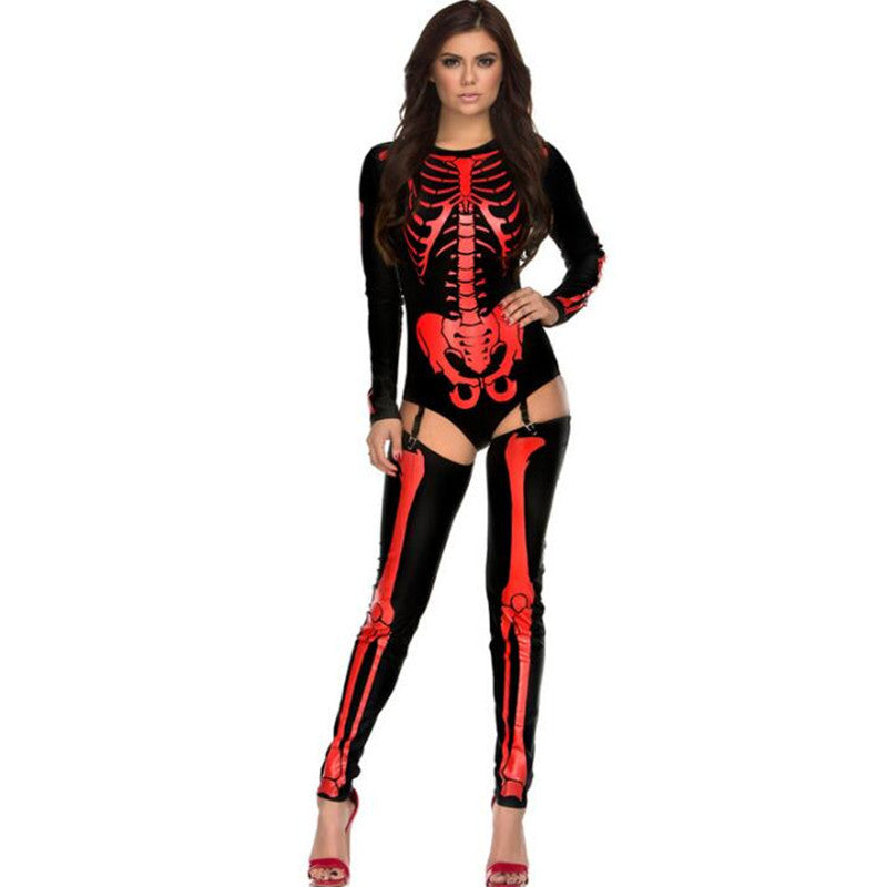 Women's Sexy Skeleton Costume