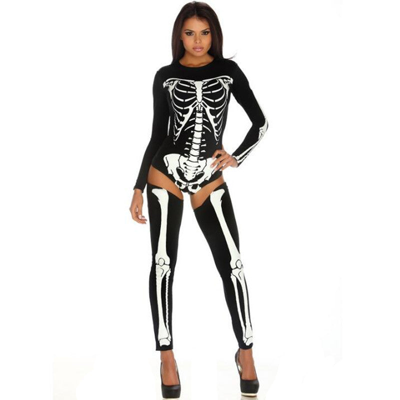 Women's Sexy Skeleton Costume