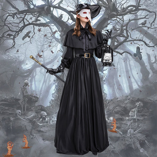 Women's Gothic Plague Doctor Costume